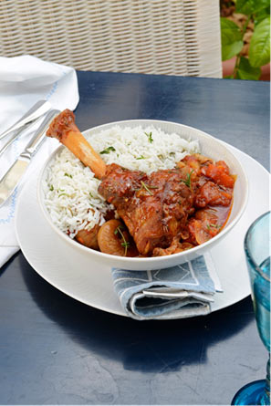 Kasi’s Baked Lamb Shanks – the food of love!