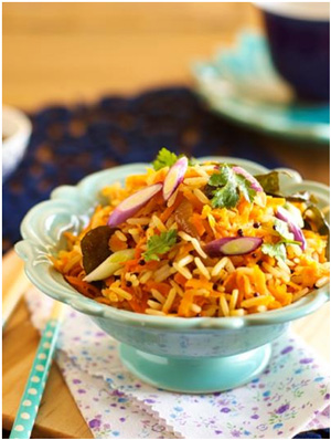 Carrot and Ginger Rice