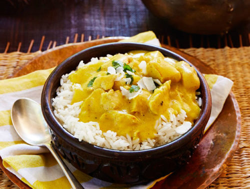 Lightning quick creamy chicken curry