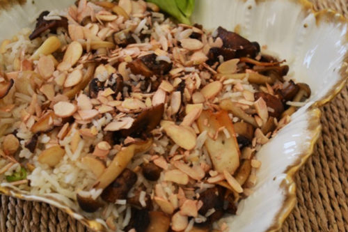 Exotic Mushroom Pulao