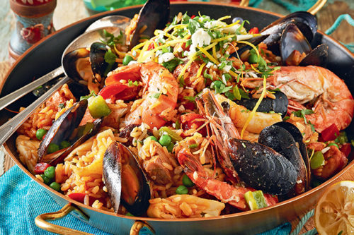 De Vette Mossel Seafood Paella