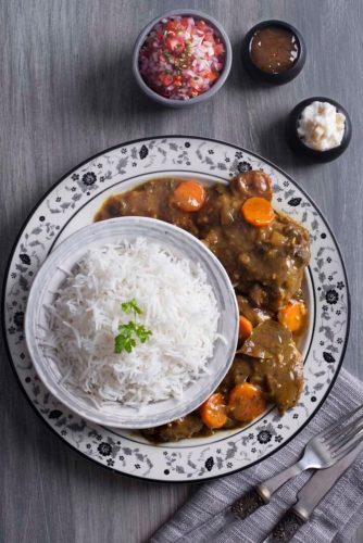 Curry and Rice South African Style