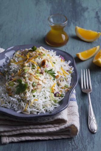 Citrus Rice Salad With a Cumin and Honey Vinaigrette