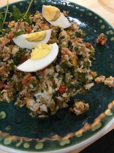 Hope Malau’s brown rice salad