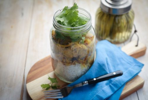 Quick Pickled Fish with Basmati Rice