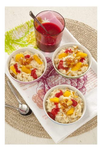 Cinnamon Orange & White Chocolate Rice Pudding