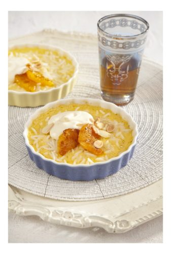 Citrus Almond Rice Flan