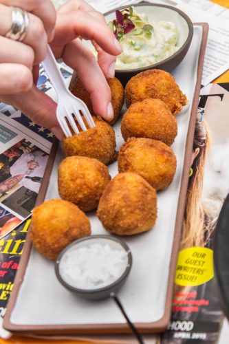 Chorizo and Mozzarella Stuffed Arancini