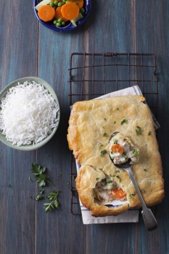 Chicken Pie with a Cream Cheese Crust