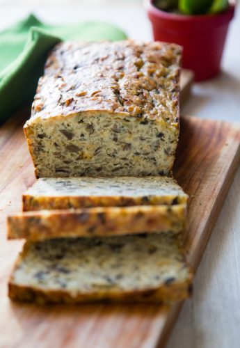 Mushroom and Nut Rice Loaf