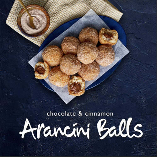 Chocolate & Cinnamon Arancini Balls
